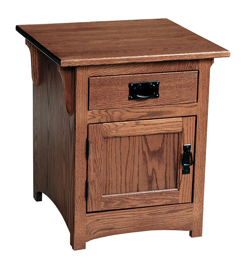 Photo of: CVW 1 Door/1 Drawer Mission End Table