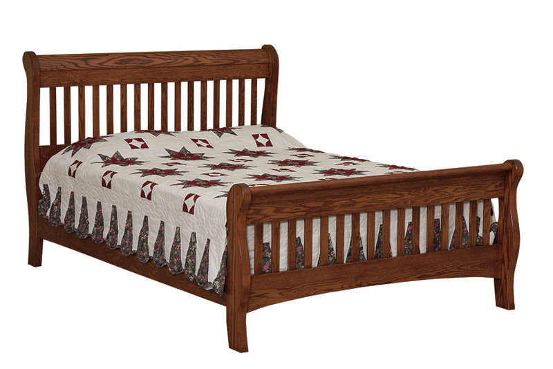 Photo of: MEW Picket Sleigh Bed